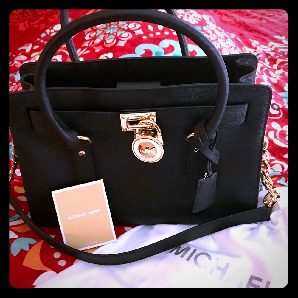 NWT Authentic Michael Kor Hamilton Purse.
